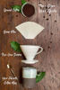 Organic Hemp Cloth Coffee Filters Pour Over Reusable Cone Coffee Filters for Drip Coffee Makers Cheap Wholesale