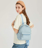 Amazon Hot Sale Fashion Blue Mini Backpack for Women Teen Girls Small Backpacks Polyester Canvas Rucksack Daypack For Travel