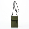 Lightweight RFID protected badge ID card holder travel neck pouch wallet nylon wallet neck sling bag for men