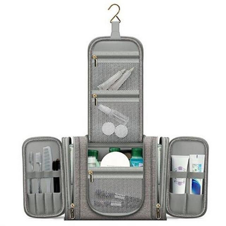 Wellpromotion Brand hanging toiletry travel cosmetic Waterproof makeup toiletry bag for women