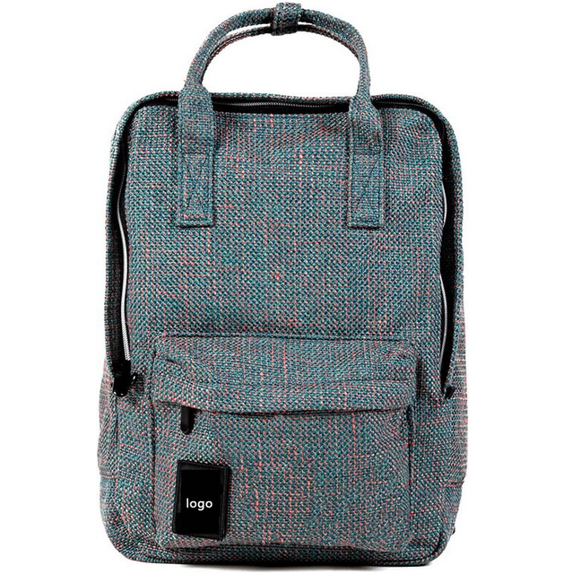 New Arrival Hemp Bags Nepal Eco-friendly Backpack Laptop Rucksack Wholesale Jute Back Pack for Travel School