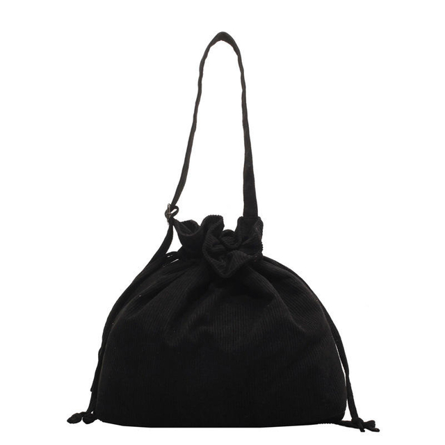 2022 Customized Women's Shoulder Bags for Women Designer Handbags Open Oversize Clutch Purse Drawstring Corduroy Bucket Bag
