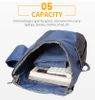 Backpack Foldable Rucksack Taschen Cordura Daypack Waterproof Sports Travel Camping Hiking Pack Lightweight Foldable Backpack