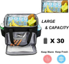 Waterproof Large Capacity Portable Outdoor Picnic 30 Cans of Leak Proof Insulated Lunch Cooler Bag