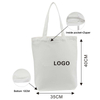 Canvas bag custom LOGO shopping rope bundle pocket cotton blank bag portable canvas bag environmental protection