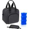 Lunch Box Soft Lunch Bag Breastmilk Cooler Bag with Ice Pack Adjustable Shoulder Strap Thermal Cooler Bag Tote