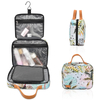 Amazon Popular Wholesale Waterproof Fold Cosmetic Bag Travel Wash Gargle Bag Hanging Makeup Organizer Bag
