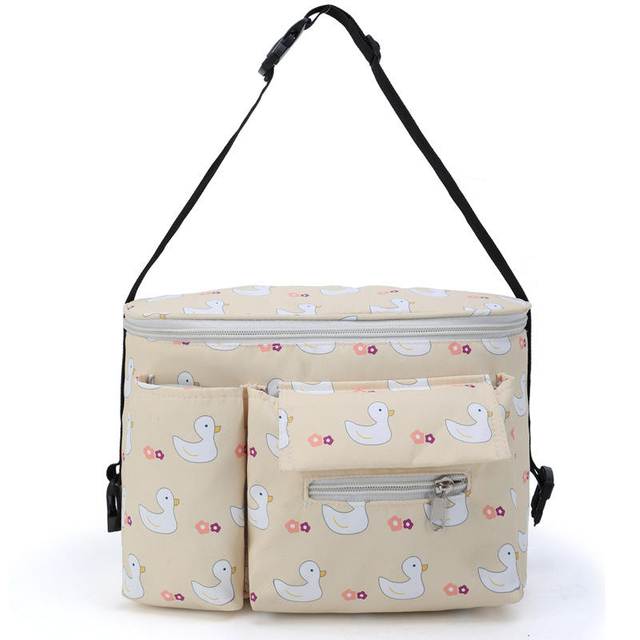 Cute Pattern Promotional Insulated Baby Bottle Breast Milk Outdoor Cooler Bag Leakproof Insulated Lunch Box Reusable Cooler Bag