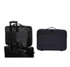 Customize Logo Portable Cosmetic Make Up Case Bag for Ladies Black Beauty Bag 3 Layers Makeup Case