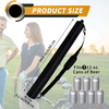 Black Golf 7 Can Cooler Sleeve thermal Insulated Beverage Cooler sleeve for Golf bag