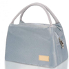 Gray Oxford Thermal Organizer Aluminum Foil Insulation Office School Children Cooler Lunch Bag Insulated Food Bags