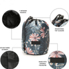 Beauty Polyester Custom Logo Drawstring Cosmetic Bags Round Make Up Organizer Toiletries Bag Makeup Kit For Travelling