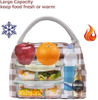 Waterproof Office Aluminum Foil Insulated Lunch Bag Thermal Food Organizer Cooler Bags For School Kids Children