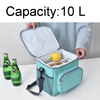 Outdoor Insulated Cooler Bags Lunch Bag With Two Mesh Side Pockets Design