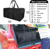 160L Equipment Gear Camping Traveling Family Storage Duffel Bag Black Oxford Extra Large Travel Duffle Bag for 110Lb