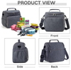 RPET Waterproof Custom Reusable Insulated Lunch Bag Tote Ice Cool Food Bag Women Insulated Coolerlunch Box for Adults Kids