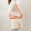 Fashion Cute Cartoon School Kids&Office Handbag Lunch Insulation Waterproof Cotton Linen Lunch Zip-up Mommy Bag