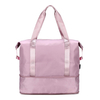 Expandable Extra Large Pink Duffel Gym Bag Foldable Gym Sport Duffel Bag