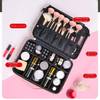 PU Pink Nail Art Beauty Makeup Storage Case Travel Portable Makeup Artist Makeup Storage Bag