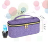 Portable Small 12 Bottles Nail Polish And Manicure Set Carrying Bag Cosmetic Vanity Nail Polish Organiser Travel Bag