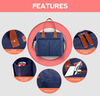 custom leakproof insulated cooler bag with side pockets reusable large lunch box bag for women men