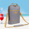 Wine Bottle Tote Cooler Bag Picnic Wine Carrier Holder Ice Insulated Cooler Bag with Custom Logo