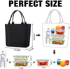 Foods Snacks Beverages Storage Cooler Bags Eco Friendly RPET Fabric Reusable Thermal Insulation Office Lunch Bag