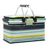 2024 Factory Custom Aluminum Alloy Foldable Picnic Tote Cooler Bags Insulated Collapsible Outdoor Picnic Basket Cooler Bag