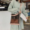 Wholesale 2 Piece Clear Tote Bag with Leather Pouch for Women Crossbody Transparent Shoulder Handbag