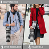 Promotion Single Bottle Wine Tote Bag with Shoulder Strap Insulated Padded Thermal Wine Carrier Bag for One Bottle
