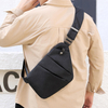 custom anti theft small crossbody shoulder backpack chest bags for himing camping outdoor trip