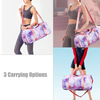 Custom Design Sports Gym Duffle Bag for Girls And Women Lightweight Gym Bag Travel Duffel Bag with Shoe Compartment