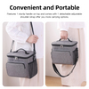 Small Kids Insulated Cooler Bag Zipper Lunch Bags Lightweight Insulated Cooler Lunch Bag Women Freezable for Men To Work, Picnic
