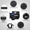 Convertible Waterproof Travel Duffel Bag Mens Business Garment Bags with Shoulder Strap, Shoes Compartment