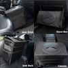 Waterproof Car Trash Can with Lid And Storage Pockets 100% Leak-Proof Car Organizer, Multipurpose Trash Can for Car 12L