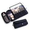 Foldable Lightweight Customized Toiletry Bag Makeup Brush Accessories Organizer Roll Up Bag