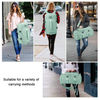 2 In 1 Sport Gym Duffel Bag Lightweight Backpack Weekend Travel Bag Waterproof Shoe Pouch Yoga Dance Bag