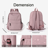 Waterproof Durable 15.6 Inches Anti-theft School Leisure Laptop Backpacks Backpack For University Students