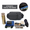 Custom Hiking Waist Packs Lumbar Pack Fanny Pack With 2 Hidden Bottle Holders