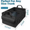 Heavy Duty Foldable Car Trunk Organizer Box Suv Truck Organizer with Cooler