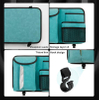 Custom Logo New Designer Durable Universal Auto Cargo Gear Car Backseat Organizer with Hanging Hooks