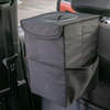 Leak Proof Car Parts Trash Receptacle Car Trash Receptacle With Lid And Storage Bag Holder