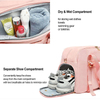 Wholesale High Quality Waterproof Pink Luggage Duffle Bags Polyester Women Gym Sport Bag Yoga Mat Carry Tote Duffel Bag