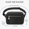 Stylish Crossbody Fanny Pack with Adjustable Strap Waterproof Belt Bag Waist Pack Women Bum Bag for Travelling Hiking
