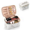 Organizer Makeup Case with Handle And Brush Storage Travel Makeup Bag Large Capacity Travel Cosmetic Bag Medium Makeup Bag