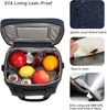 Wholesale Stylish Waterproof Open on Top Picnic Oxford Picnic Travel Lunch Tote Insulated Thermal Cooler with Long Strap