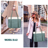 Work Lightweight Splice Canvas 15.6 Inch Handbag Purse Women Laptop Tote Bag