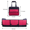 Custom Heavy Duty Foldable Collapsible Insulated Car Trunk Organizer with Cooler Bag