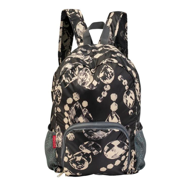 Fashion Light Weight RPET Foldable Backpack Custom Folding Back Pack for Outdoor Travel
