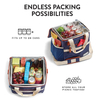 12 Can Insulated Soft Picnic Cooler Bag with Removable Liner Camping Thermal Bag Food Delivery Insulated Tote Bag Cooler
